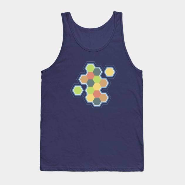 settlers of catan, settlers, catan, boardgames Tank Top by Natural 20 Shirts